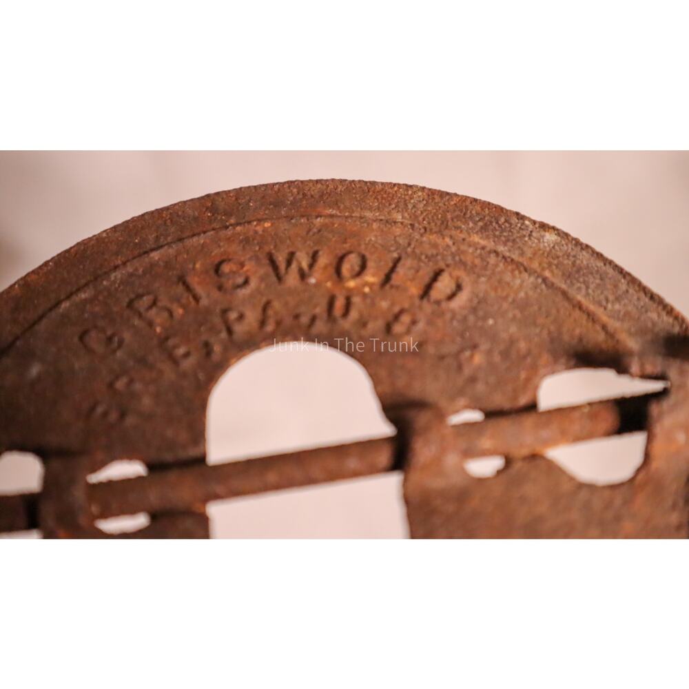 Antique Griswold American Stove Damper PAT'D JULY 20 1915 - Picture 4 of 5